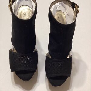 G by Guess Black Wedges